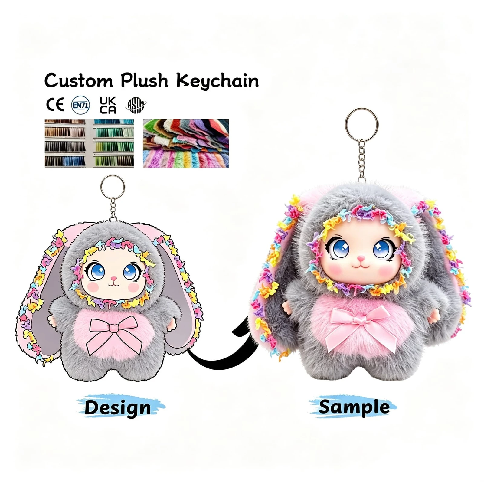 Custom Plush Keychains Custom Plush Keychains